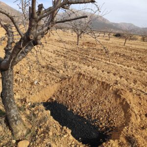 Aplicación de biochar